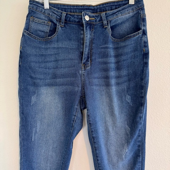 SHEIN Ankle Jeans Size 0X - Picture 2 of 9